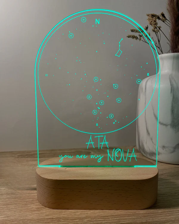 Welke gepersonaliseerde lamp past bij jouw moment? AuraLine, NovaMap of FirstLight