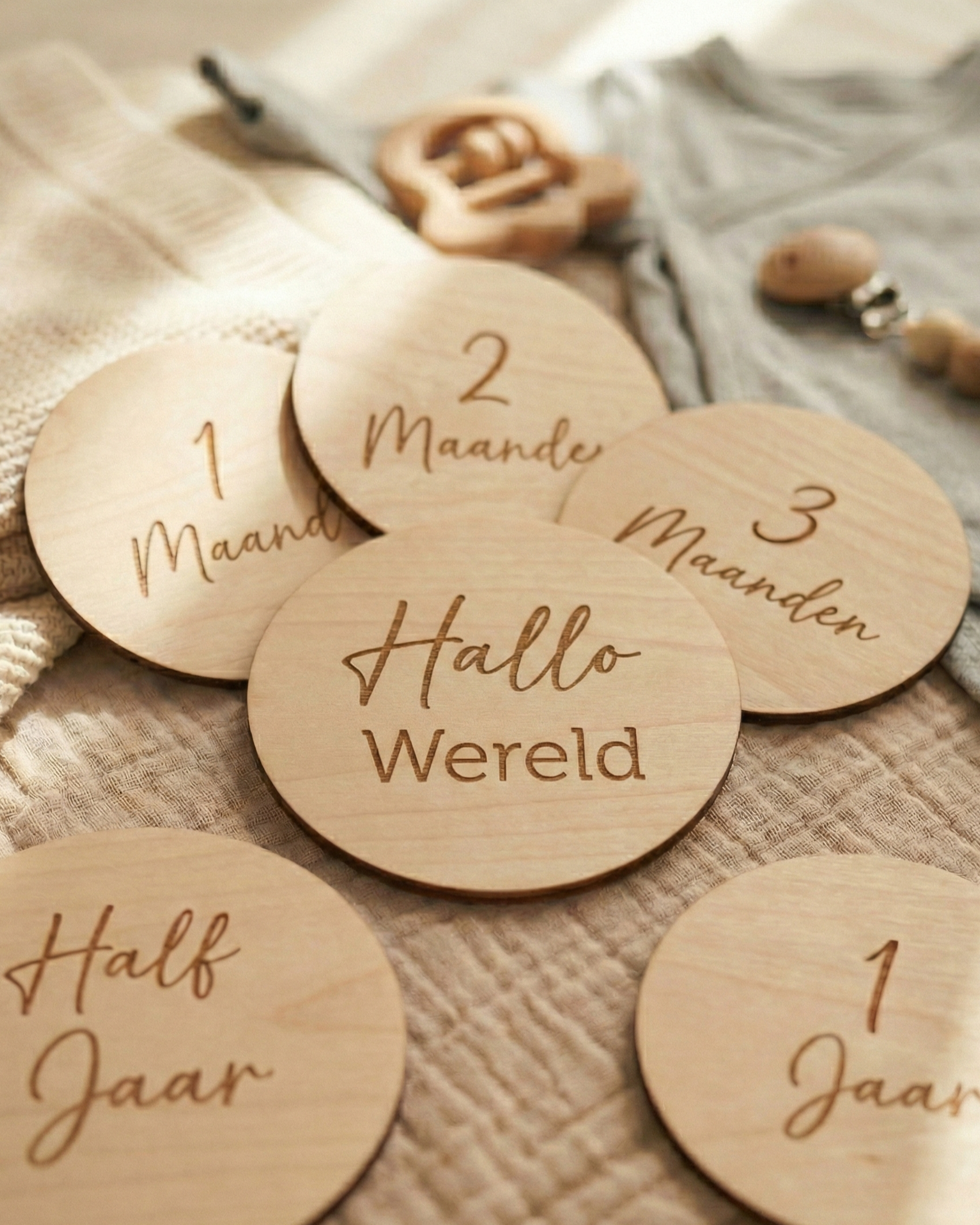 Disques d'étape pour bébé — Ensemble de 12