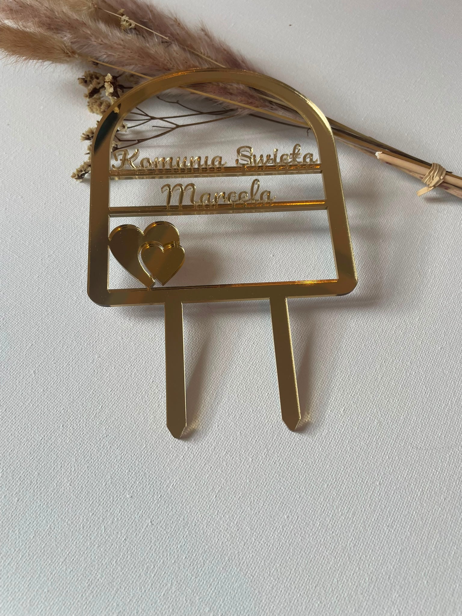 Gepersonaliseerde Cake Topper — Eigen Tekst
