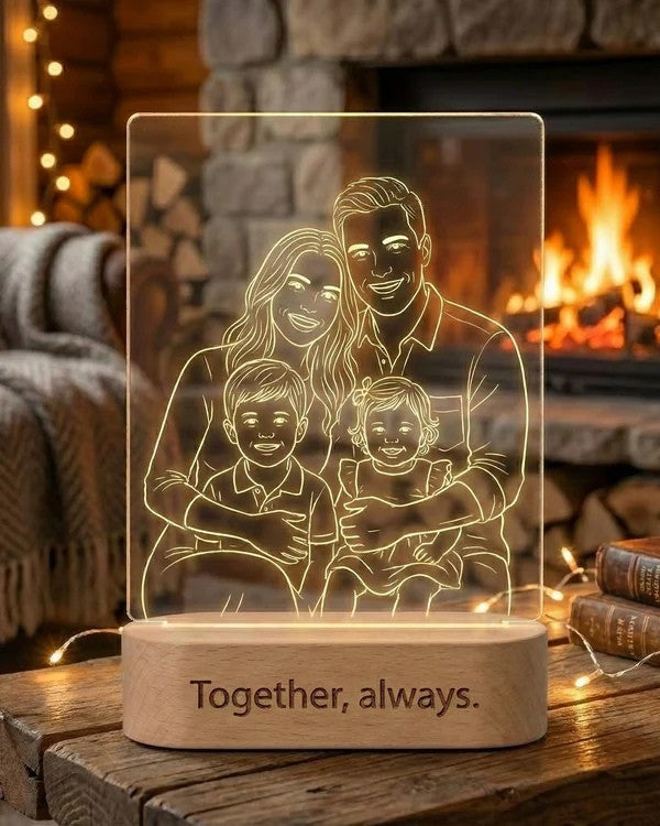 AuraLine™ — Line-Art Lampe