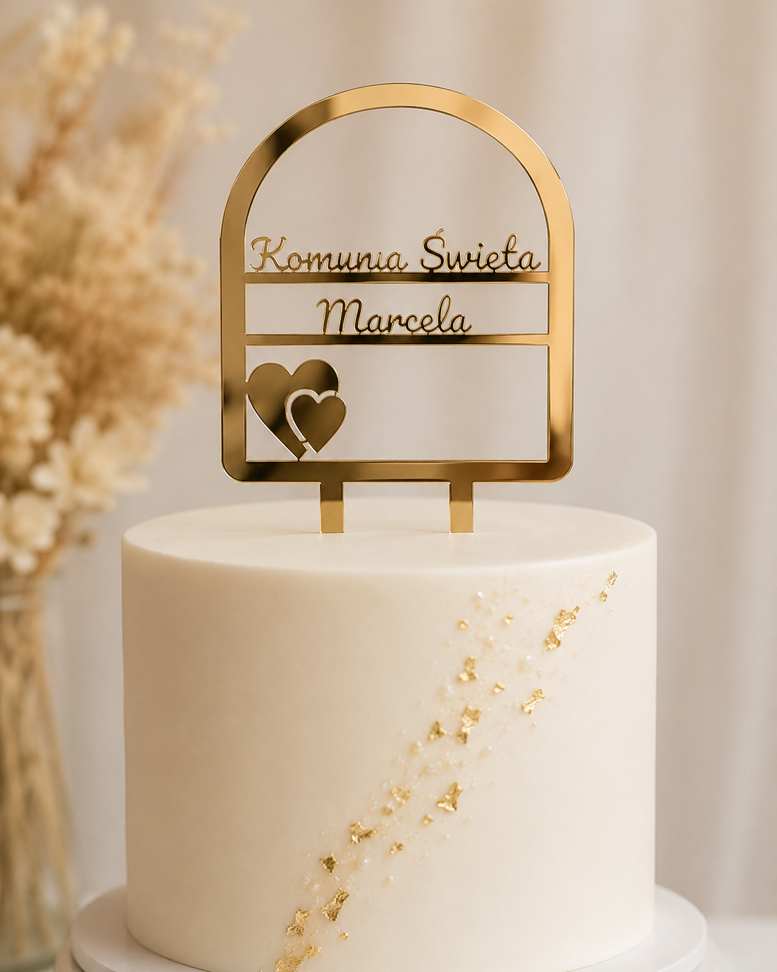 Personalised Cake Topper — Custom Text