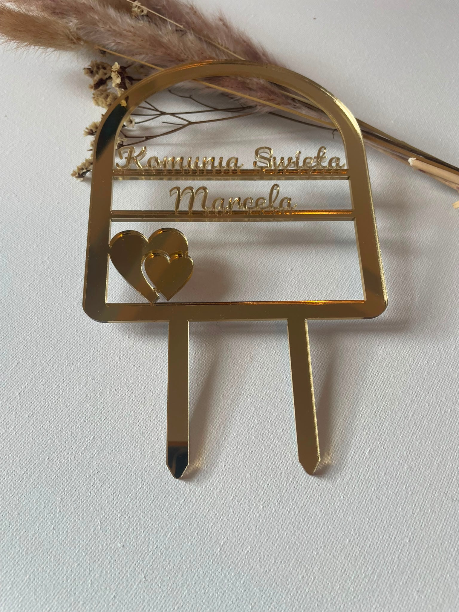 Personalised Cake Topper — Custom Text