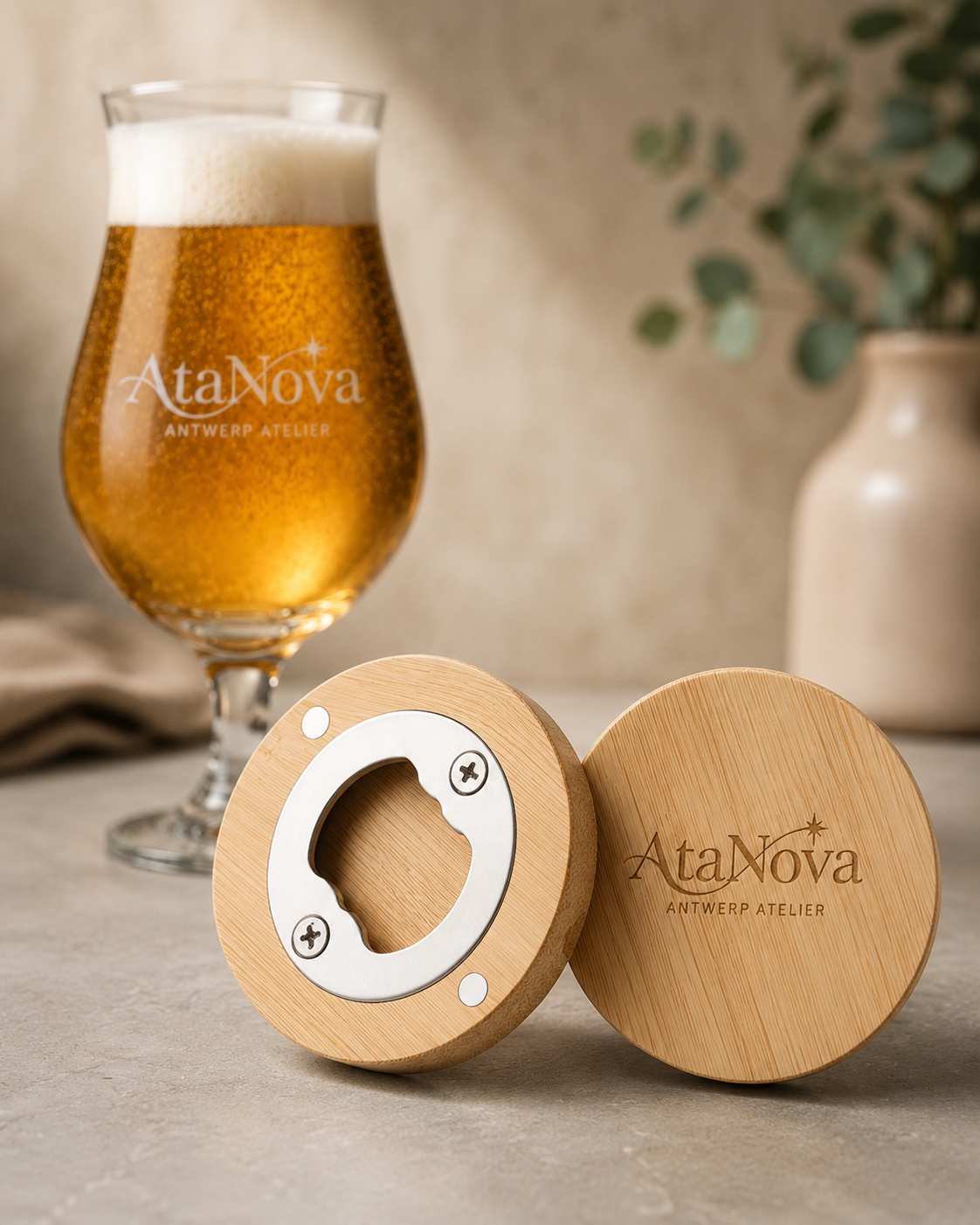 Personalisierter Holz-Bieröffner