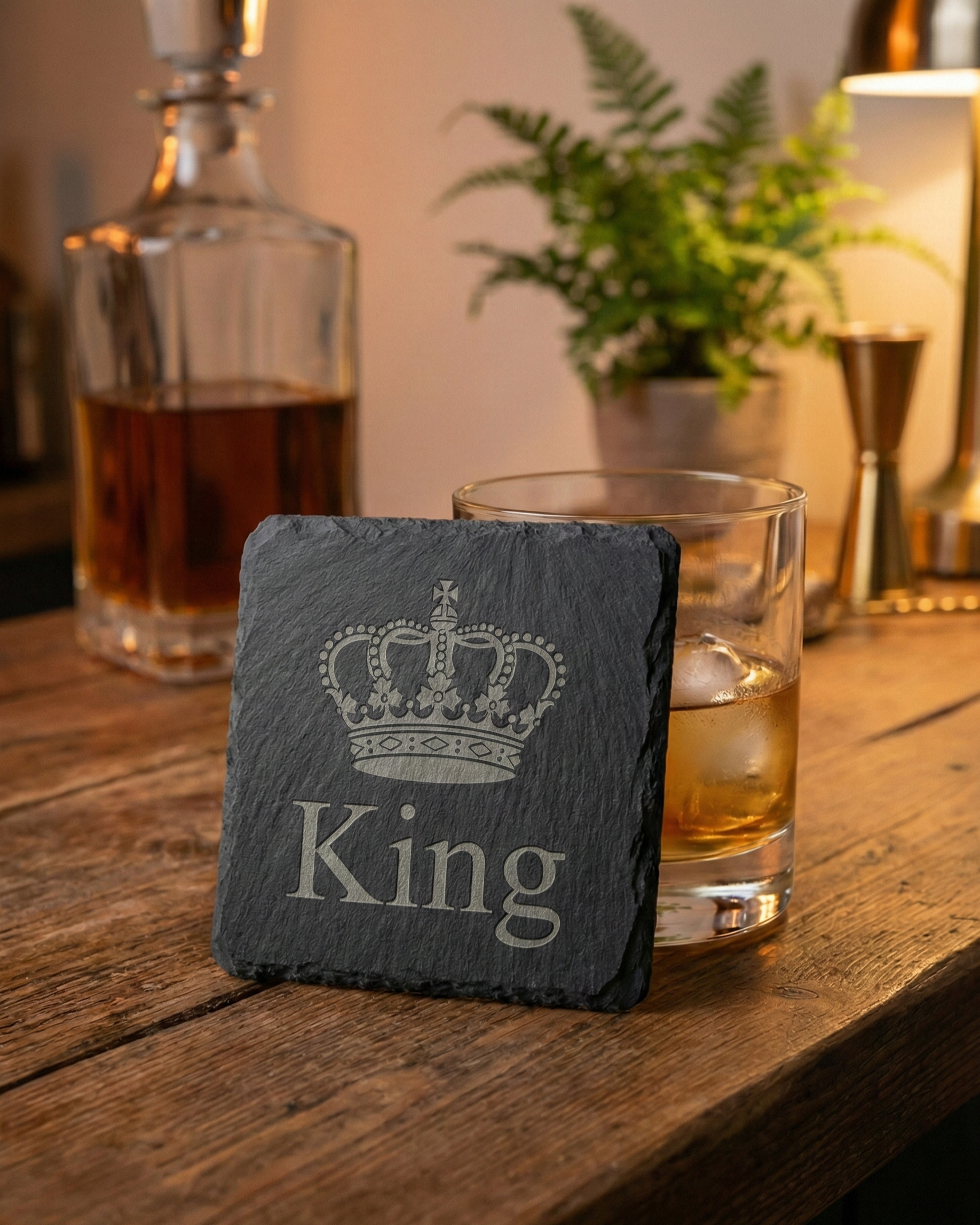 Personalised Slate Coaster Set